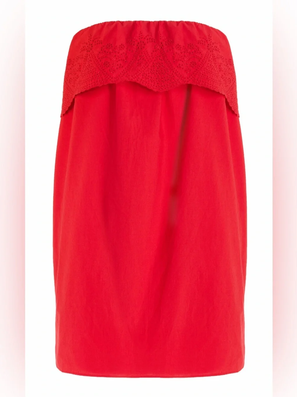 Posse Beryl Embroidered Cotton Mini Dress NWT L